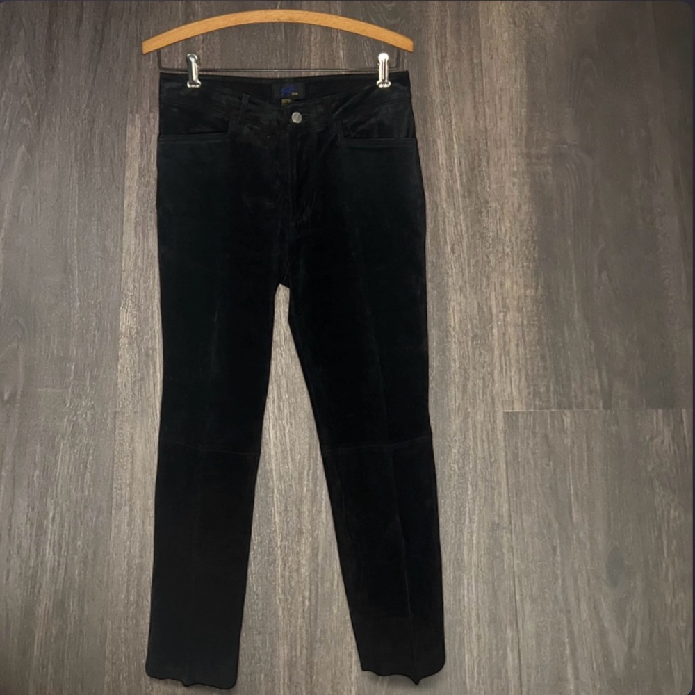 Vintage Jou‎ Jou Skins 100% Leather Pants | Size 7/8 | Black - Picture 2 of 4